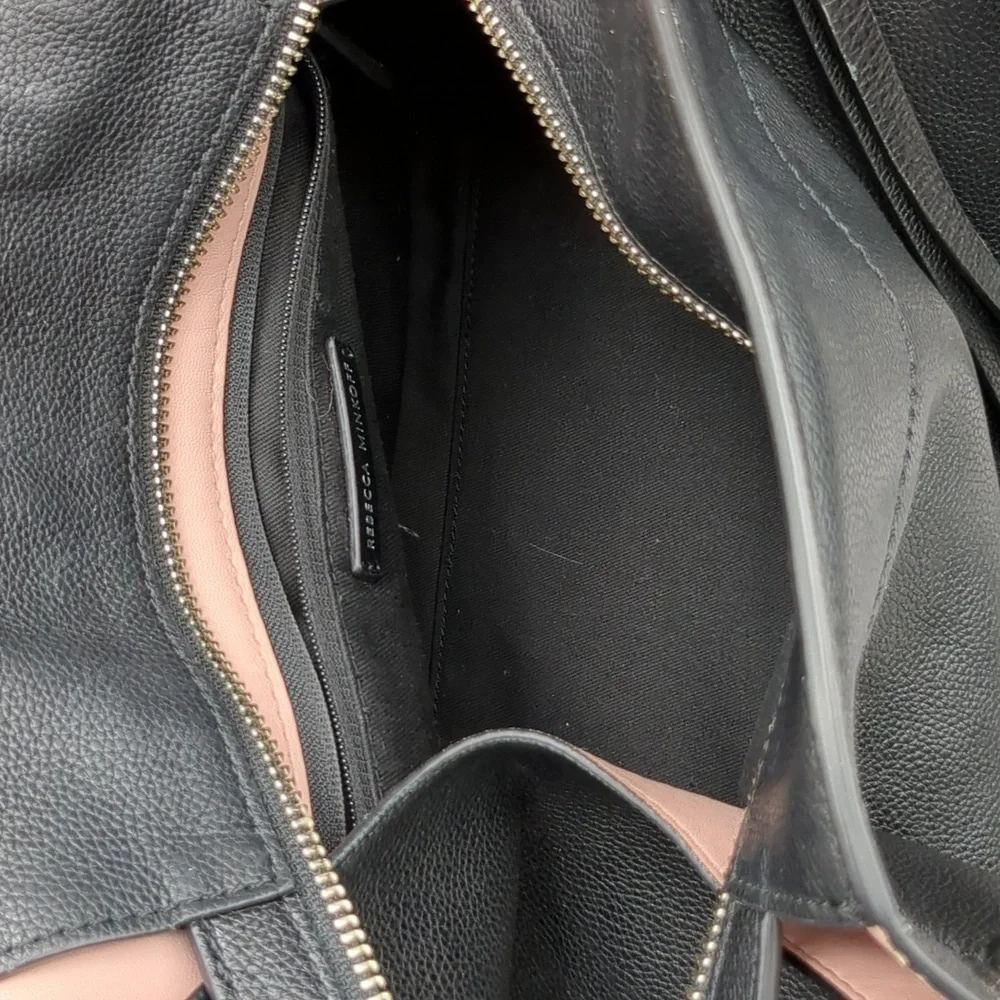 Rebecca Minkoff black leather satchel